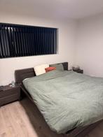 Tweepersoonsbed incl matras + 2 nachtkastjes, Huis en Inrichting, Slaapkamer | Complete slaapkamers, Ophalen, Gebruikt, Tweepersoons
