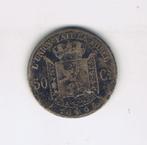 50 centimes 1866, Zilver, Ophalen of Verzenden, Losse munt, Zilver