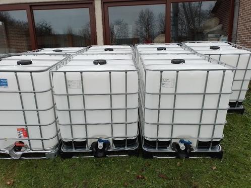 Ibc vat tank regenton 1000 liter GESPOELD en PROPERE., Tuin en Terras, Overige Tuin en Terras, Zo goed als nieuw, Ophalen