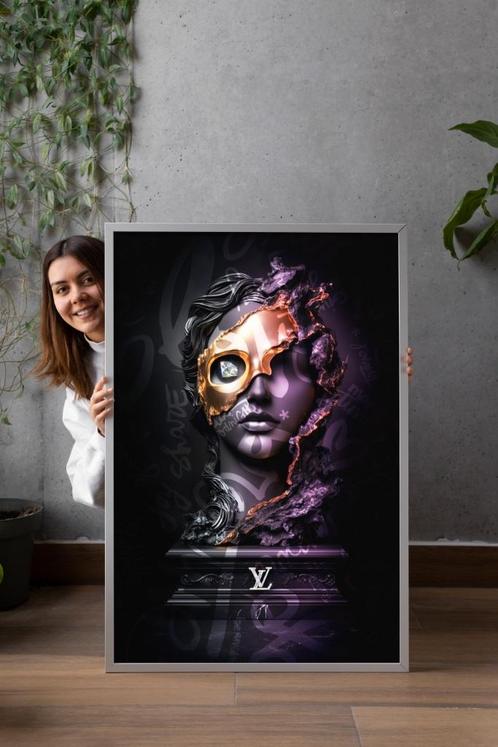 Uniek XXL Glasschilderij | Louis Vuitton Statue - 6 sizes, Huis en Inrichting, Woonaccessoires | Schilderijen, Tekeningen en Foto's