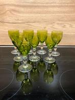 8 Val Saint Lambert Gretel kristallen glazen, Ophalen, Zo goed als nieuw