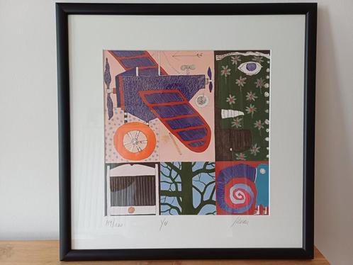 Litho Christian Sylvain - "Yes" (genummerd en gesigneerd), Antiek en Kunst, Kunst | Litho's en Zeefdrukken, Ophalen