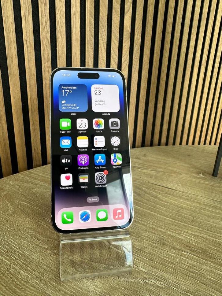 Apple iPhone 14 Pro | 128GB | Zilver | In Nieuwe Staat, Telecommunicatie, Mobiele telefoons | Apple iPhone, Zo goed als nieuw