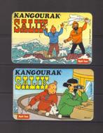 2 anciens autocollants TINTIN - SALIK, Collections, Tintin, Image, Affiche ou Autocollant, Enlèvement ou Envoi