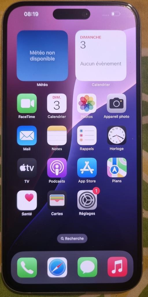 iPhone 15 plus 128 GB double e-sim batterie à 100% Coul.Vert, Télécoms, Téléphonie mobile | Apple iPhone, Comme neuf, 128 GB, Sans abonnement