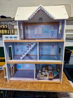 poppenhuis met meubels.., Ophalen, Gebruikt, Poppenhuis