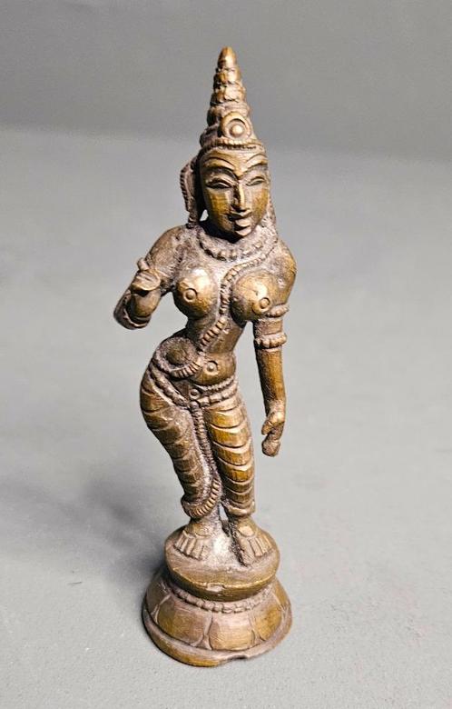 Shivakamasundari- Parvati als de geliefde van Shiva, Antiquités & Art, Art | Sculptures & Bois, Enlèvement ou Envoi