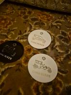 3 vintage Alken Cristal plastieken bier onderzetters, Verzamelen, Ophalen