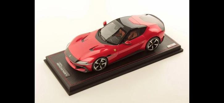 MR Ferrari 12 Cilindri Rosso Magma 1/18 FE043SE3 NO BBR, Hobby en Vrije tijd, Modelauto's | 1:18, Nieuw, Auto, Kyosho, Ophalen of Verzenden