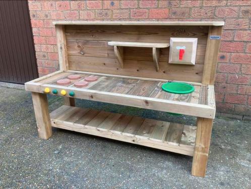 Nieuw Houten modderkeuken voor buiten, Kinderen en Baby's, Speelgoed | Buiten | Speelhuisjes, Nieuw, Ophalen