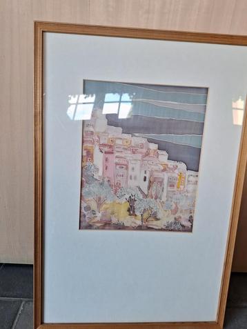 Œuvre sur toile « Batik » Saint- Paul de Vence, Enlèvement ou Envoi