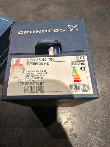 Grundfos circulatiepomp nieuw in de doos beschikbaar voor biedingen