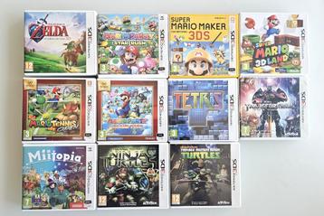 Nintendo 3DS/DS games :  Zelda,Mario, Tetris,Layton,Turtles beschikbaar voor biedingen