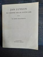 Jan Luyken Als Dichter van de Duytse Lier 1952, Antiek en Kunst, Antiek | Boeken en Manuscripten, Ophalen of Verzenden, Dr. Karel Meeuwesse