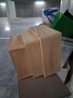 3 casiers en bois pour décoration