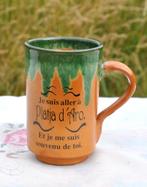 mug en faience avec texte platja d'aro, Ophalen of Verzenden, Zo goed als nieuw, Keramiek, Kop(pen) en/of Schotel(s)