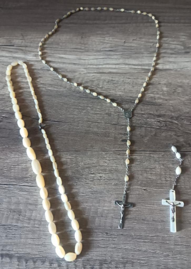 Chapelet de nacre, Verzamelen, Religie, Gebruikt, Ophalen of Verzenden