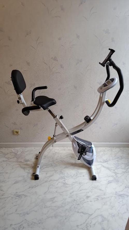 Vélo d'appartement pliable X Tri 2 + Support tablette/tel, Sport en Fitness, Fitnessapparatuur, Gebruikt, Hometrainer, Benen, Buik