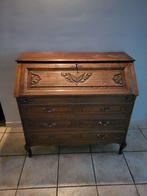 Vintage secretaire kast (houten bureautje), Antiek en Kunst, Ophalen