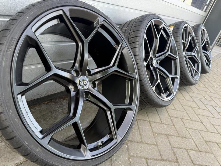 22 " Audi RS6 C7 C8 RS7 C7 C8 A8 S8 D4 velgen Pirelli banden, Auto-onderdelen, Banden en Velgen, Banden en Velgen, Zomerbanden