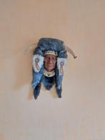 indianenhoofd, Antiek en Kunst, Kunst | Beelden en Houtsnijwerken, Ophalen of Verzenden