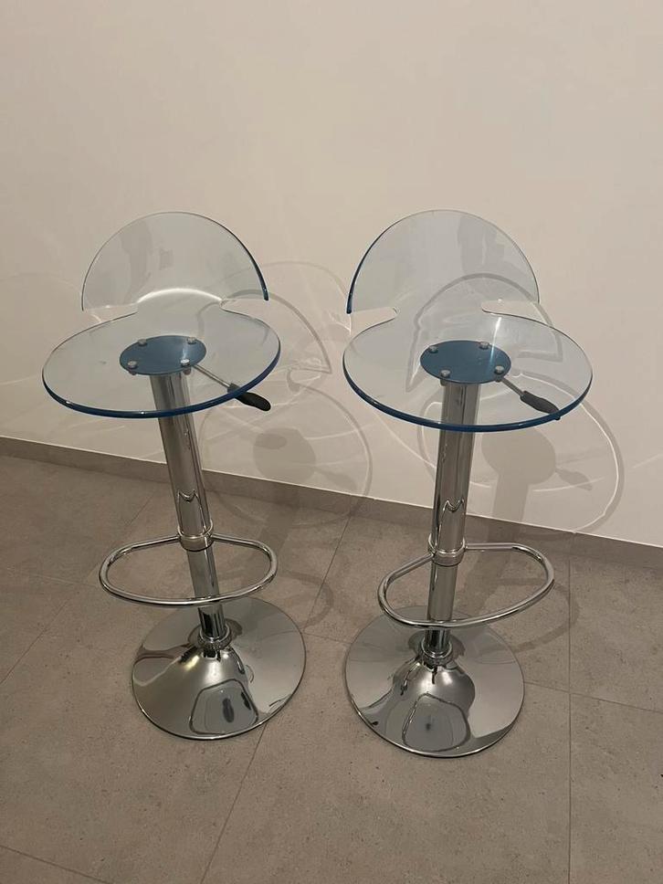 Barkrukken, Huis en Inrichting, Barkrukken, Zo goed als nieuw, Draaibaar, Ophalen of Verzenden