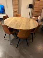 tafel met 6 stoelen, Huis en Inrichting, Ophalen, Zo goed als nieuw