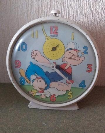 Vintage Popeye wekker Great Britain defect beschikbaar voor biedingen
