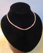 K2-L- Koraal Ketting-Staafjes-Licht Rose 41cm., Handtassen en Accessoires, Kettingen, Nieuw, Roze, Steen of Mineraal, Verzenden