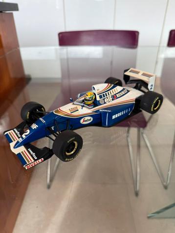 F1 WILLIAMS RENAULT #2 FW15 A. SENNA 1/18 MINICHAMPS 1:18 beschikbaar voor biedingen