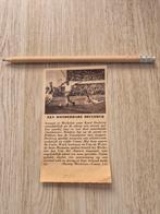 Krantenartikel: Mechelen-Union Sportwereld 1954, Verzamelen, Tijdschriften, Kranten en Knipsels, Ophalen of Verzenden