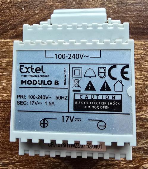 Extel Modulo B 17V, Huis en Inrichting, Deurbellen, Zo goed als nieuw, Ophalen of Verzenden