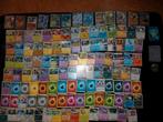 Pokémon kaarten collectie met tins deckbox en sleeves, Ophalen of Verzenden, Zo goed als nieuw, Meerdere kaarten, Foil