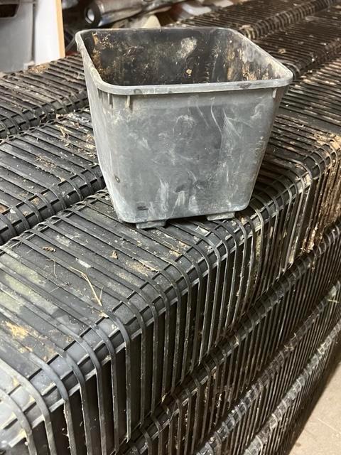 vierkante kweekpotten BATO BAKKEN 20 x 20 cm, Jardin & Terrasse, Pots de fleurs, Utilisé, Synthétique, Intérieur, Balcon, Jardin