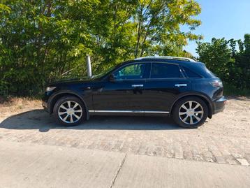 Infiniti fx35 suv zwart lpg + benzine v6 - 3.5L  beschikbaar voor biedingen
