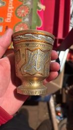 Rare Art de Tranchée - Douille WW2 Gravée « Tunis 1943 », Collections, Enlèvement ou Envoi, Objet d'art