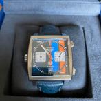Tag Heuer Monaco Gulf Edition volledige set (CAW211R.FC6401), Handtassen en Accessoires, Horloges | Heren, Ophalen of Verzenden
