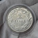 Albert I - 2 frank 1912 zilver - kwaliteit!, Postzegels en Munten, Munten | België, Zilver, Zilver, Verzenden