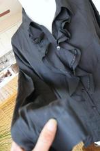 zwart leuke vintage dressing blouse, Vintage Dressing, Zwart, Maat 42/44 (L), Ophalen of Verzenden