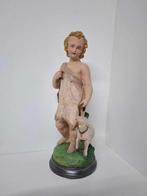 Religieuze beelden Heilige kleine Johannes., Antiek en Kunst, Ophalen