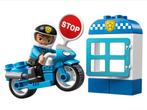 DUPLO LEGO 10900 La moto de police (usagé, sans boîte), Enfants & Bébés, Comme neuf, Duplo, Ensemble complet, Enlèvement ou Envoi