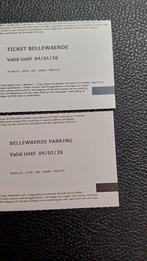 Ticket Bellewaerde Volwassene + Parking Ticket, Tickets en Kaartjes, Recreatie | Pretparken en Attractieparken, Eén persoon, Ticket of Toegangskaart