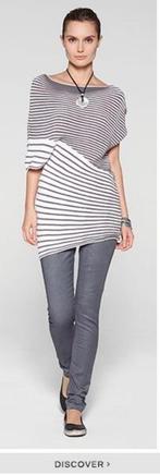 Sarah Pacini asymmetrische trui Nieuw grijs en wit, Kleding | Dames, Sarah pacini, Ophalen of Verzenden, Nieuw, Wit