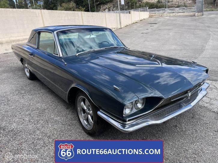 Ford Thunderbird | 1966 | Route 66 Auctions, Autos, Oldtimers & Ancêtres, Entreprise, Achat, Ford, Essence, Autre carrosserie