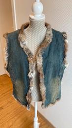 Jeansvestje zonder mouwen maat S, Blauw, Zo goed als nieuw, Maat 36 (S), Ophalen