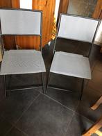 2 Vouwstoelen - nieuw!, Tuin en Terras, Ophalen, Nieuw, Metaal, Stapelbaar