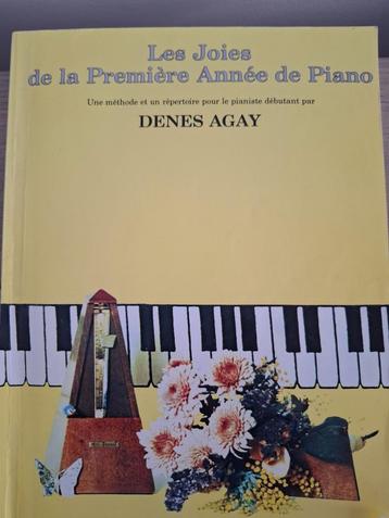Les joies de la première année de piano - Denes Agay, Musique & Instruments, Enlèvement, Comme neuf, Piano