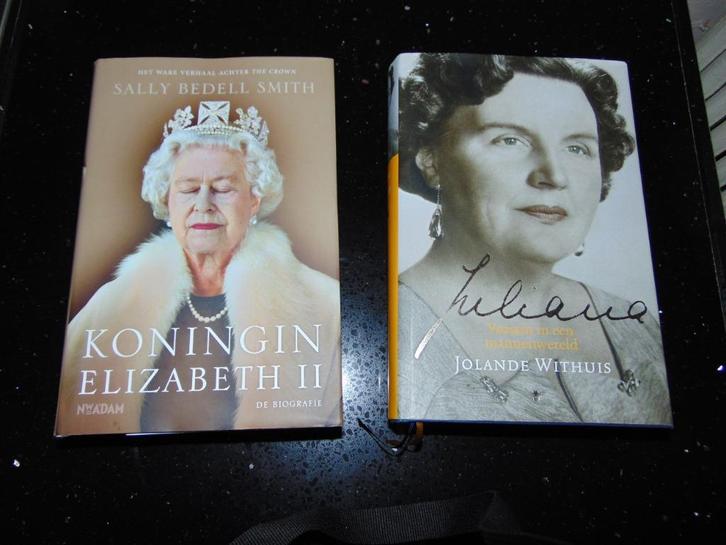 Biografieen Queen Elizabeth/ koningin Juliana nieuwstaat, Boeken, Biografieën, Zo goed als nieuw, Ophalen of Verzenden