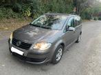 Vw touran 19tdi 105pk 6vit mod 2008 1hoofdairco ja ctok, Auto's, Zwart, 4 cilinders, Te koop, 141 g/km