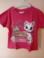 Roze T-shirt Rome, Kinderen en Baby's, Kinderkleding | Maat 98, Ophalen of Verzenden, Zo goed als nieuw, Meisje, Shirt of Longsleeve